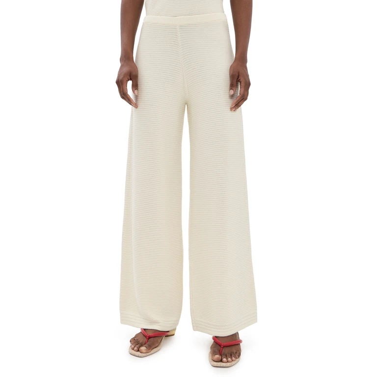 La Ligne Crochet Pants Ivory XXS