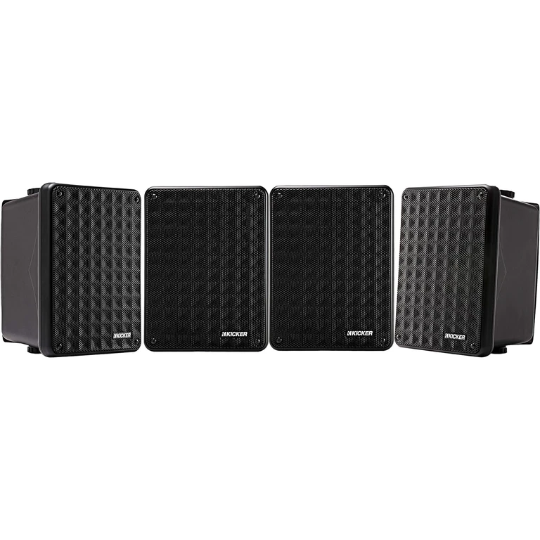 KB6 2-Way Full Range Indoor Outdoor Speakers (4 Speaker Bundle)