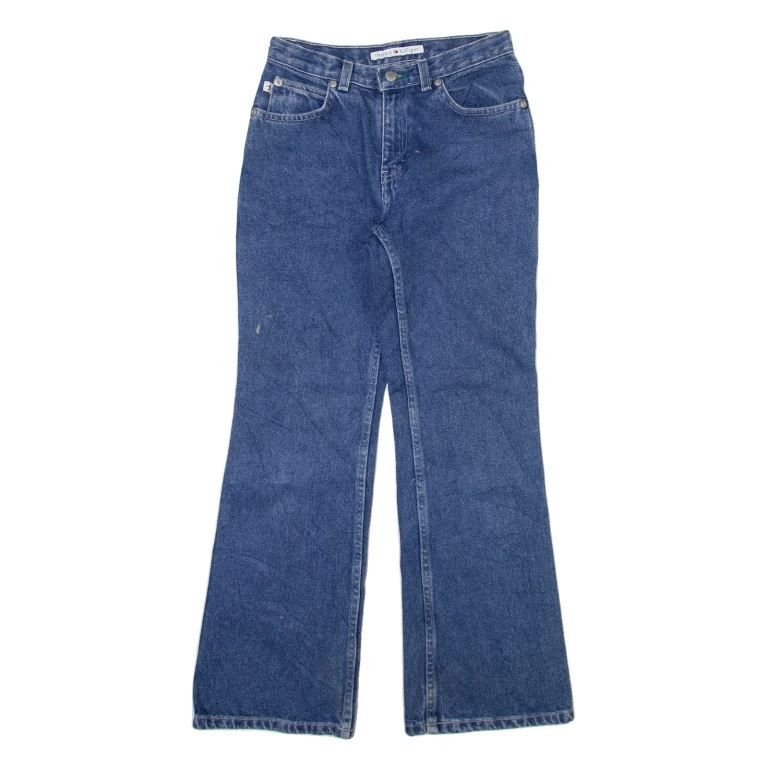 TOMMY HILFIGER Womens Jeans Blue Regular Bootcut W24 L27