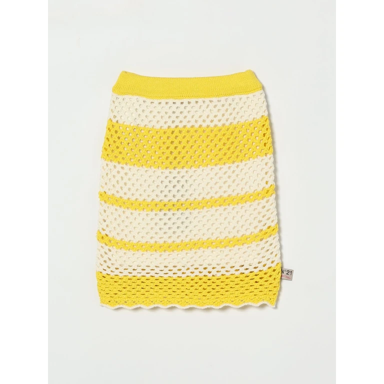 N° 21 Skirt Kids color Yellow (N2109XN04880N215)