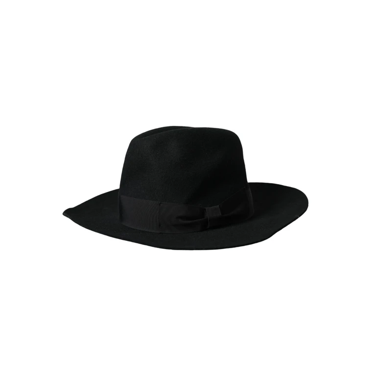 Black Rabbit Fedora Trilby Women Hat Cotton Acetate - Women