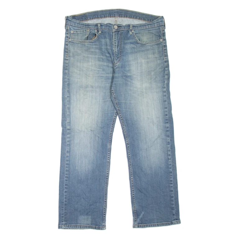 LEVI'S 559 Jeans Mens Blue Relaxed Tapered Stone Wash W36 L30