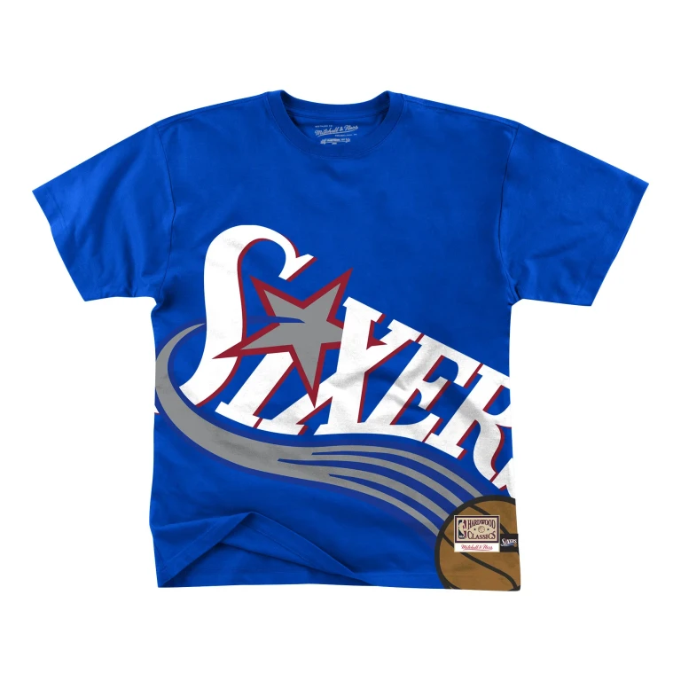 Men's NBA Big Face Short Sleeve Tee Philadelphia 76Ers