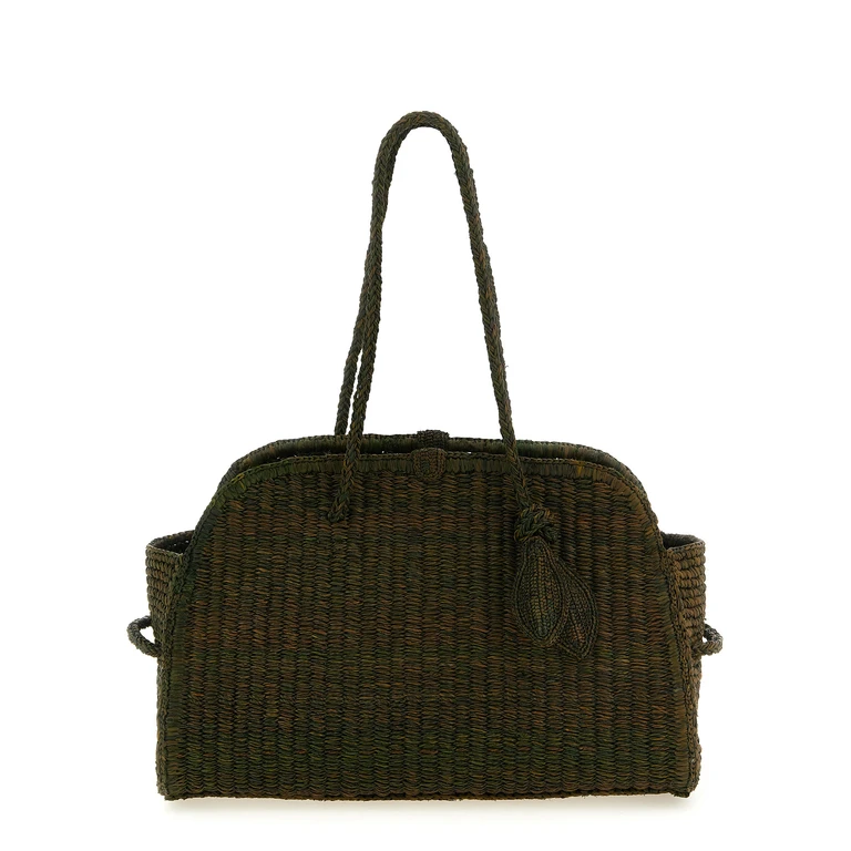 Jacquemus Bicolor Raffia Tote Bag - Women