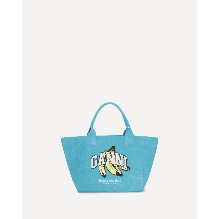 GANNI Medium Banana print Tote Bag Female UNI