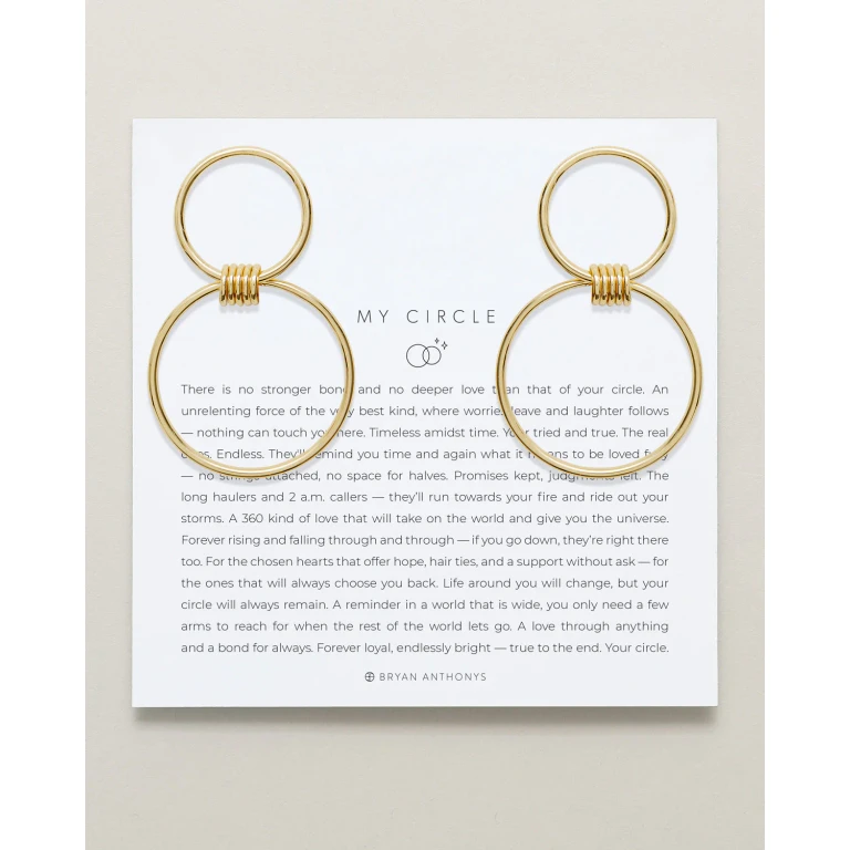 My Circle Statement Earrings