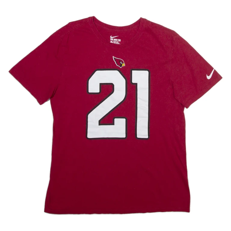 NIKE Mens T-Shirt Maroon L