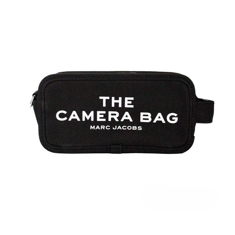 Marc Jacobs The Camera Bag Black Canvas Crossbody Silver - Women