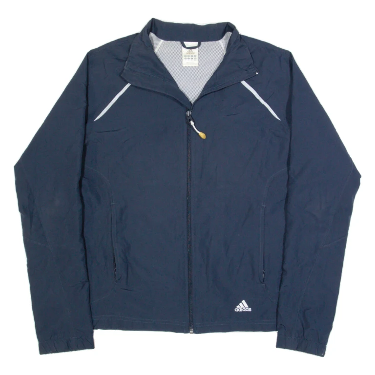 ADIDAS Womens Track Jacket Blue UK 14