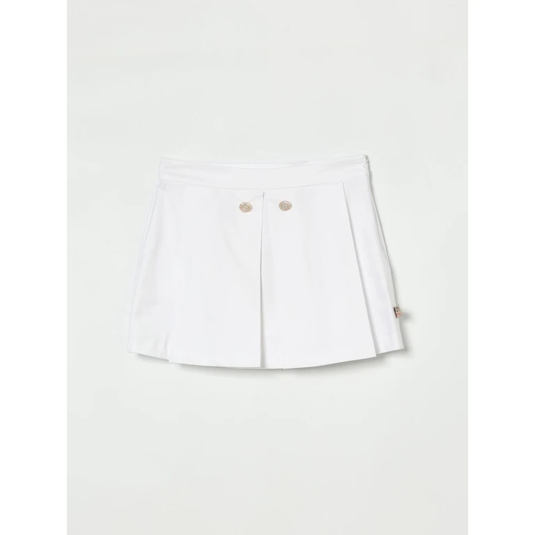 N° 21 Skirt Kids color White (N2109ZN04660N100)
