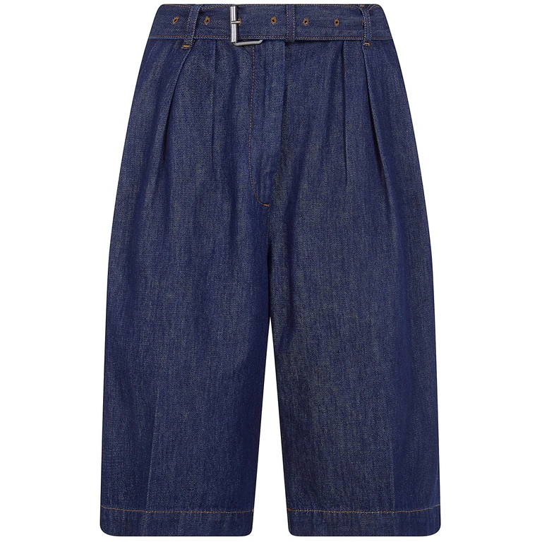 Short en jean Dries Van Noten Peaches Bis