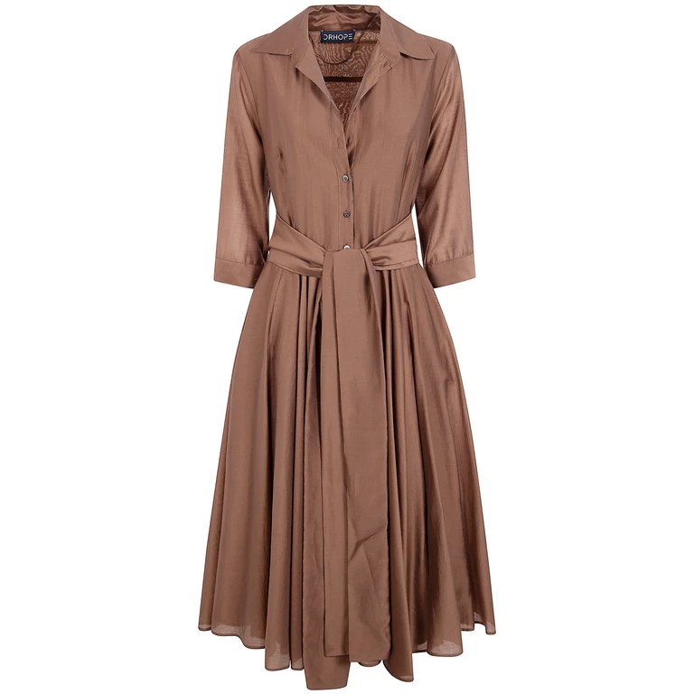 DRHOPE Long Round Dress