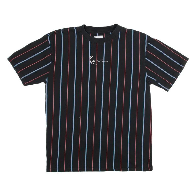 KARL KANI Mens T-Shirt Black S (EE1-031224-5877)