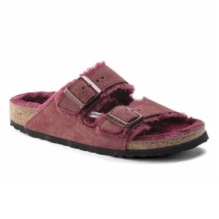 Women's Arizona Shearling Suede/Shearling Sandals