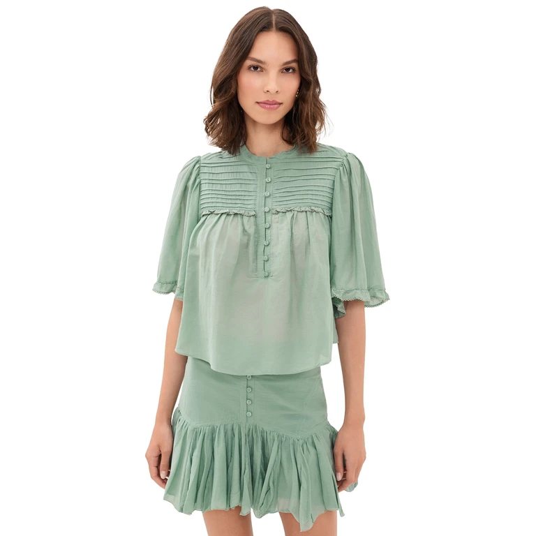 Isabel Marant Étoile Douna Blouse Sage 34