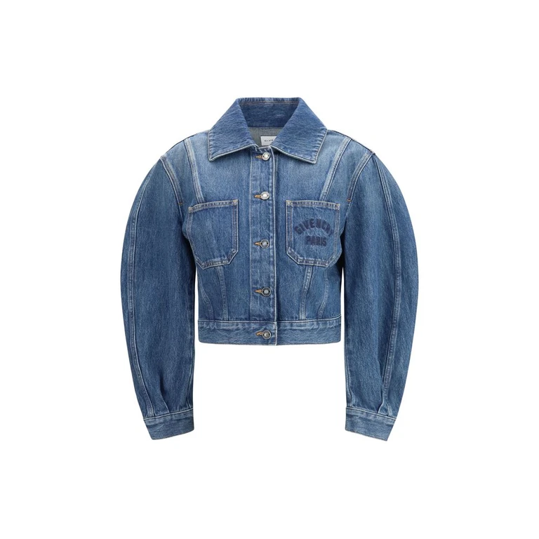 Givenchy Blue Cotton Denim Jacket Clothing - Women