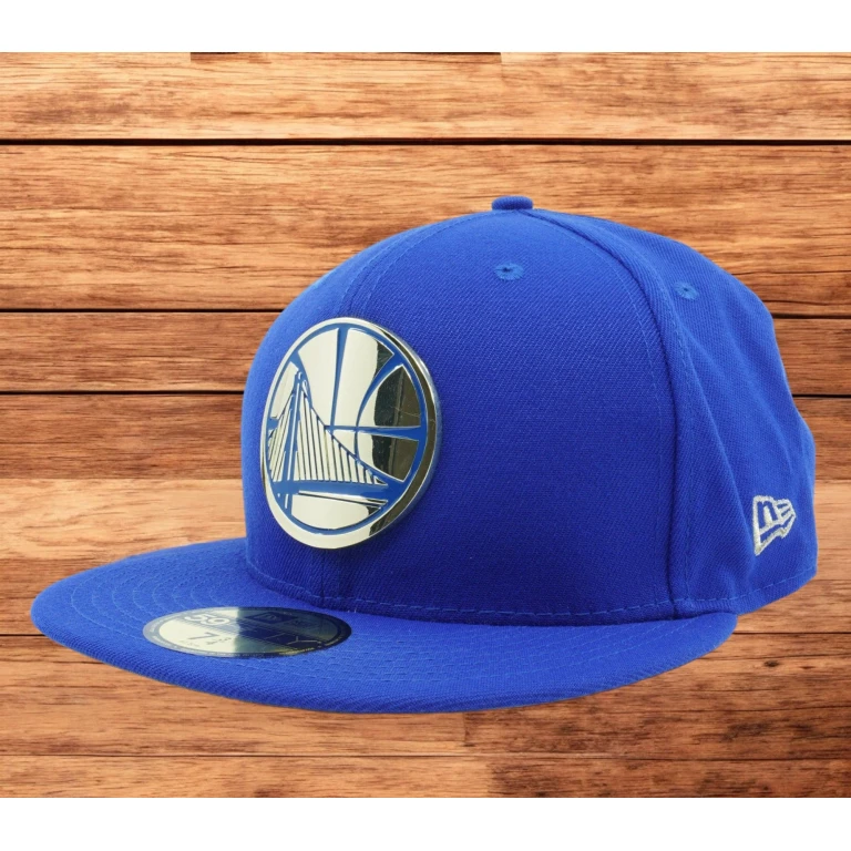 Men's NBA Golden State Warriors Metal Logo 59Fifty Fitted