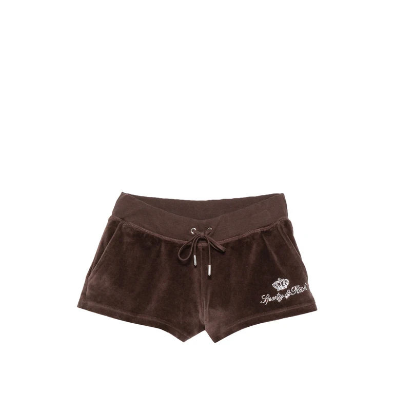 Sporty & Rich X Juicy Couture Velour Shorts