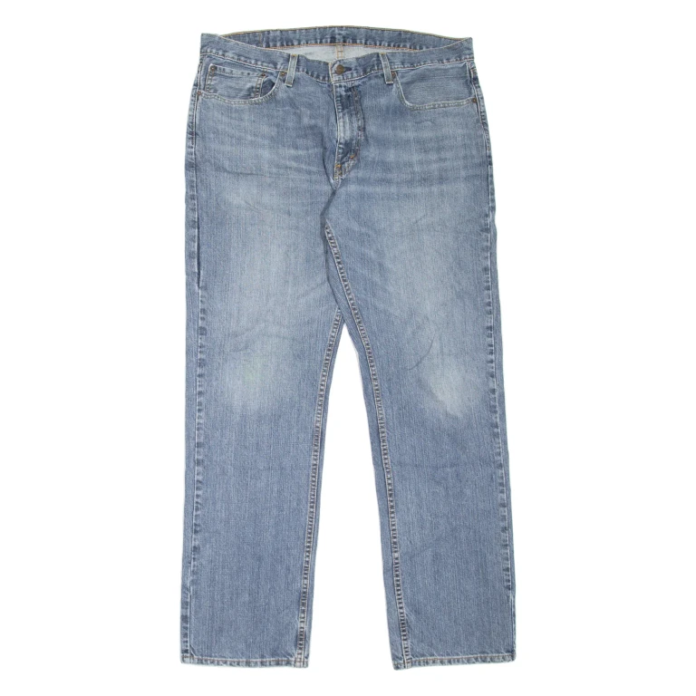 LEVI'S 559 Jeans Mens Blue Relaxed Tapered Stone Wash W38 L34