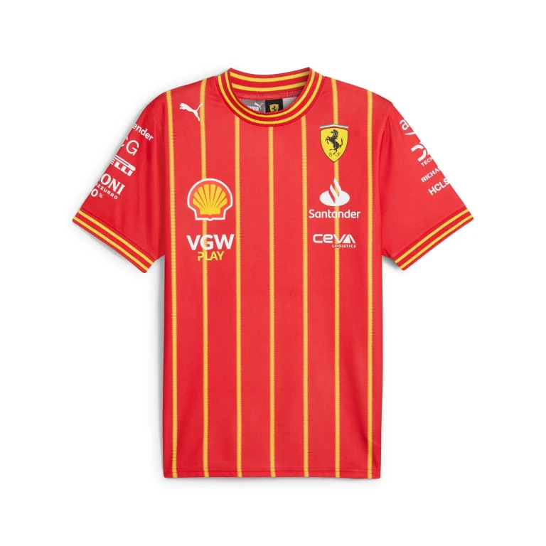 Men's Sf Scuderia Ferrari Team Soccer Jersey