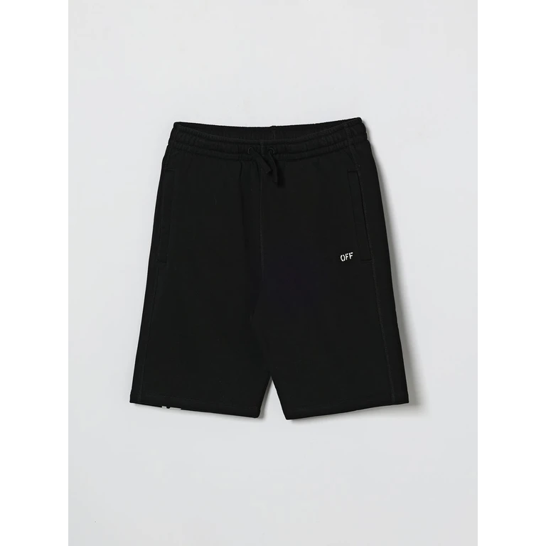 OFF-WHITE KIDS Shorts Kids color Black (OBCI001S26FLE003001)