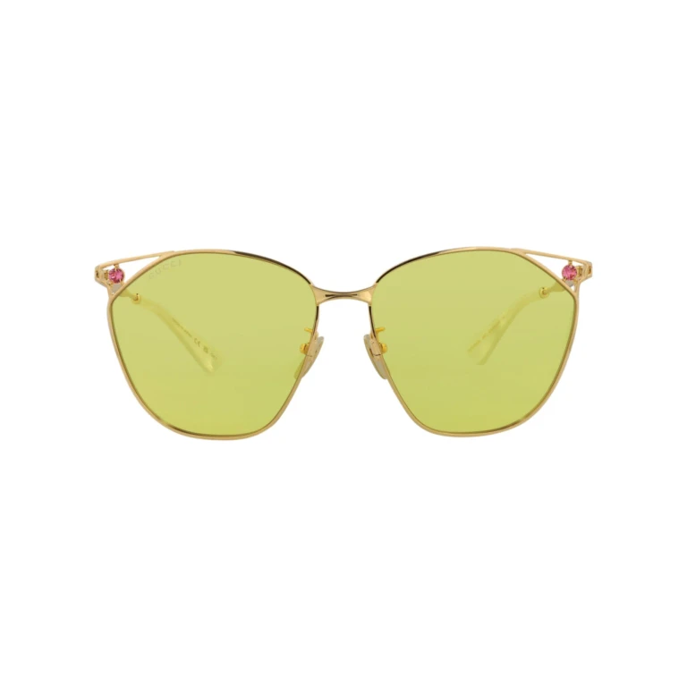 Cat Eye-Frame Metal Sunglasses