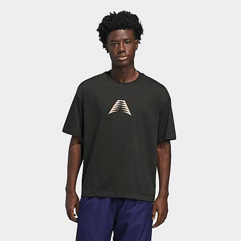 adidas Men's Anthony Edwards Photo T-Shirt in Black Size: XS