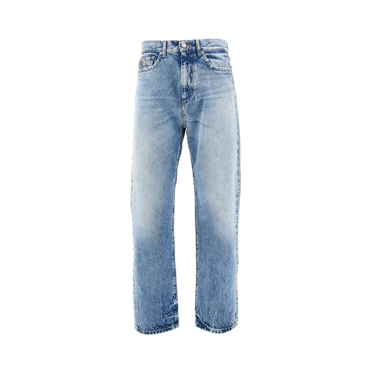 Vaqueros Versace para hombre con tachuelas, talla 31