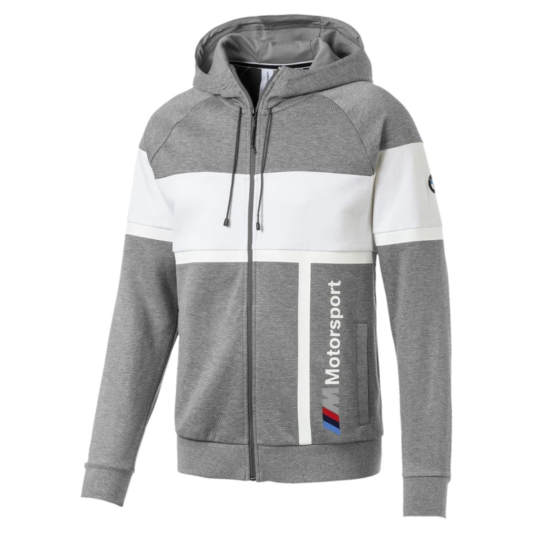 Men's Bmw Motorsport Hooded Sweat Jacket Jackets
