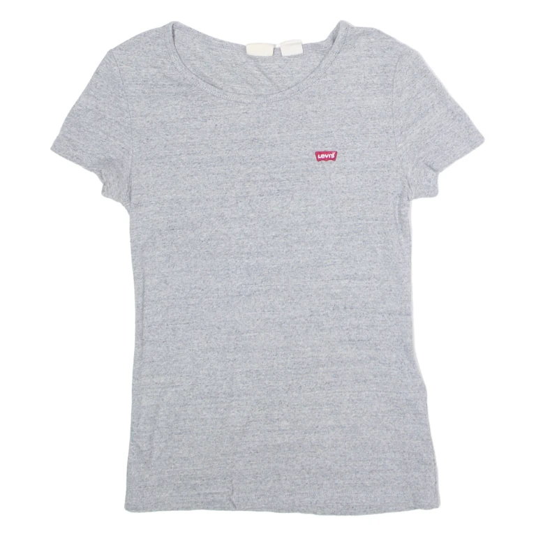 LEVI'S Womens T-Shirt Grey S
