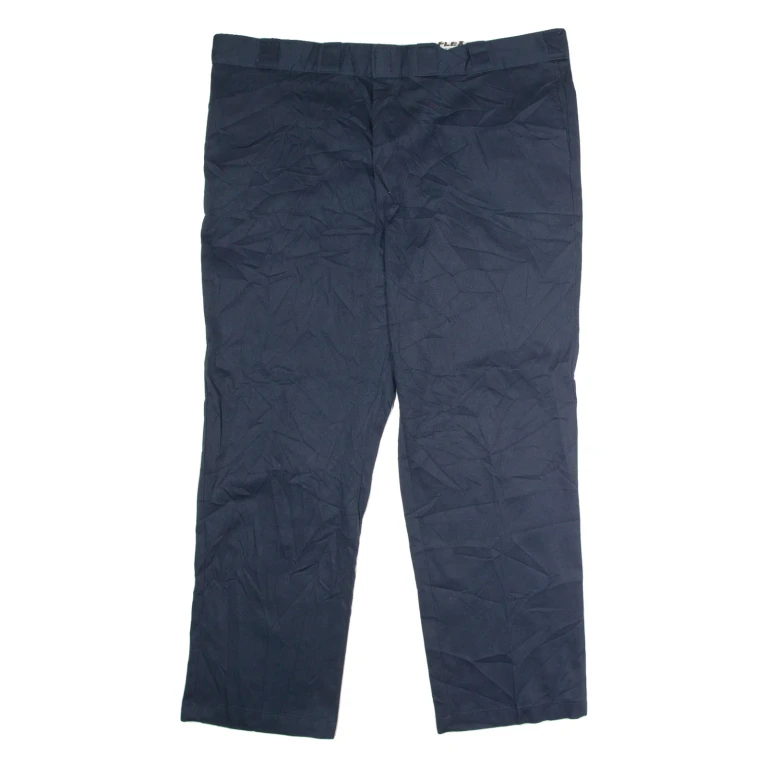 DICKIES 874 Flex Workwear Mens Twill Trousers Blue Classic Straight W46 L32