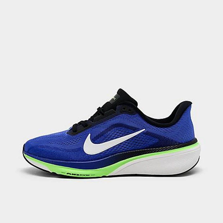 Nike Big Kids Pegasus 42 Running Shoes in Sapphire/Lapis/Lime Blast Size: 3.5