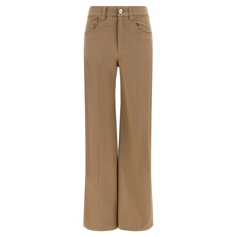 Brunello Cucinelli Beige Cotton Jeans Denim Clothing - Women
