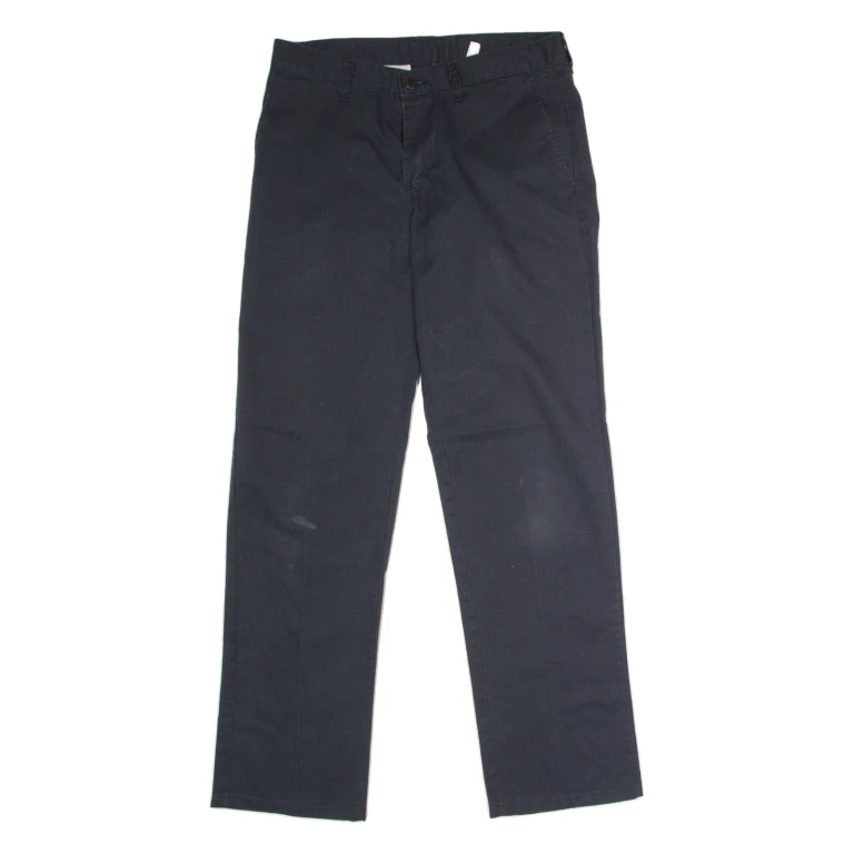 DICKIES Workwear Mens Trousers Black Regular Straight W31 L32