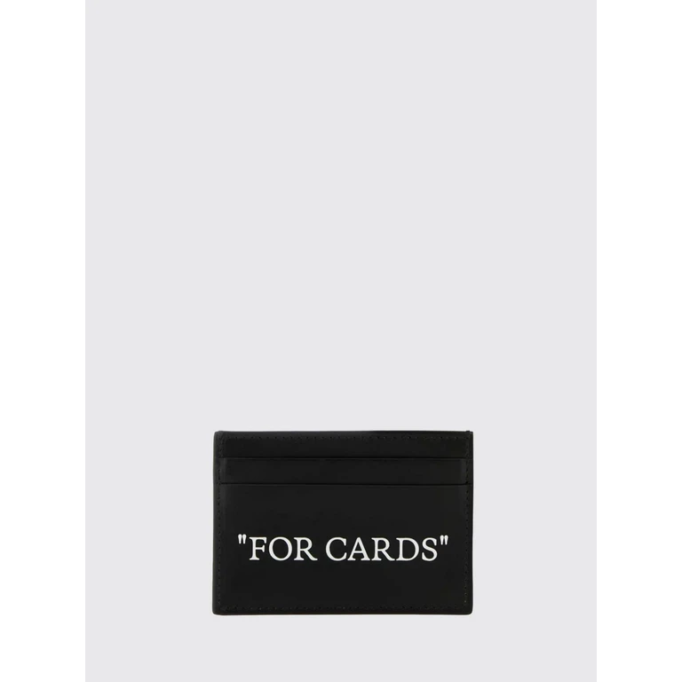 OFF-WHITE Wallet Men color Black (OMND067C99LEA0011001)