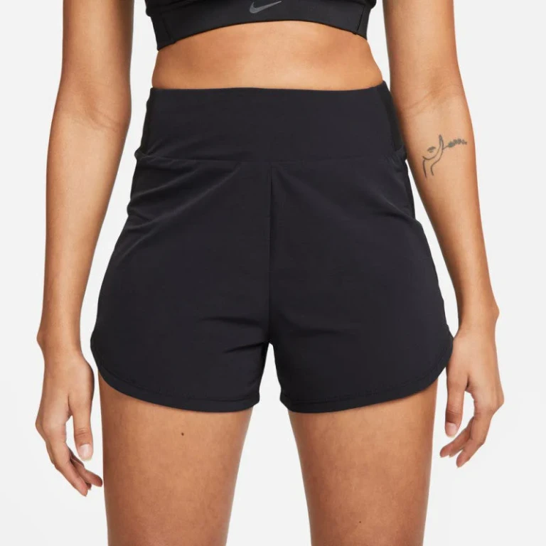 Women's Dri-Fit Bliss Fitness High-Waisted 3" Brief-Lined Shorts