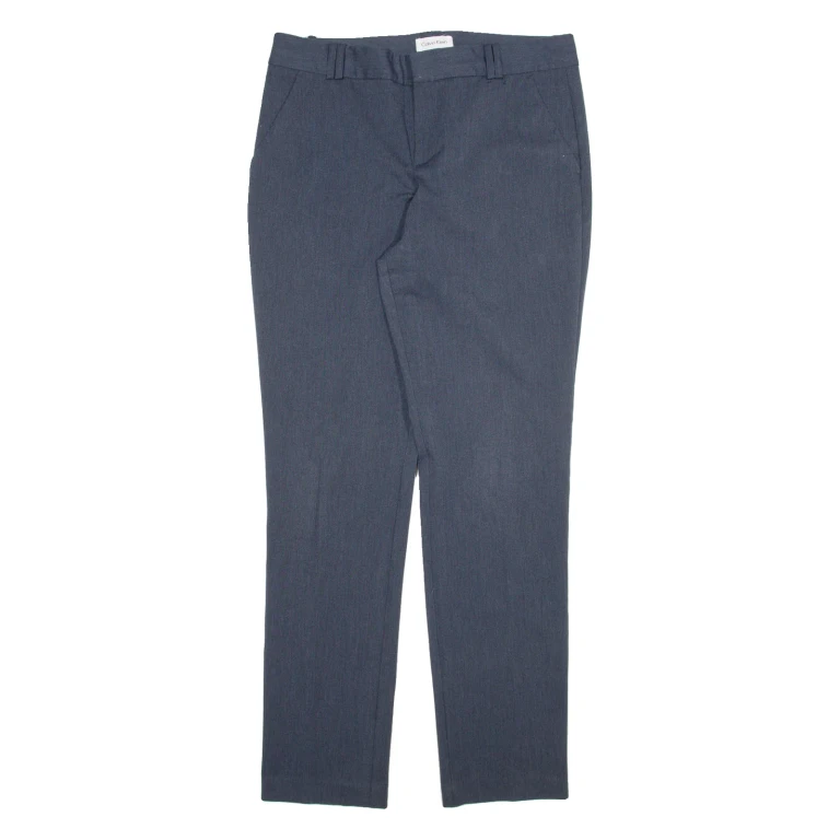 CALVIN KLEIN Mens Trousers Blue Regular Straight W32 L30