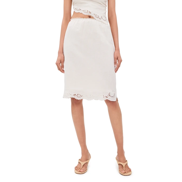 POSSE Darya Skirt Cream XXS