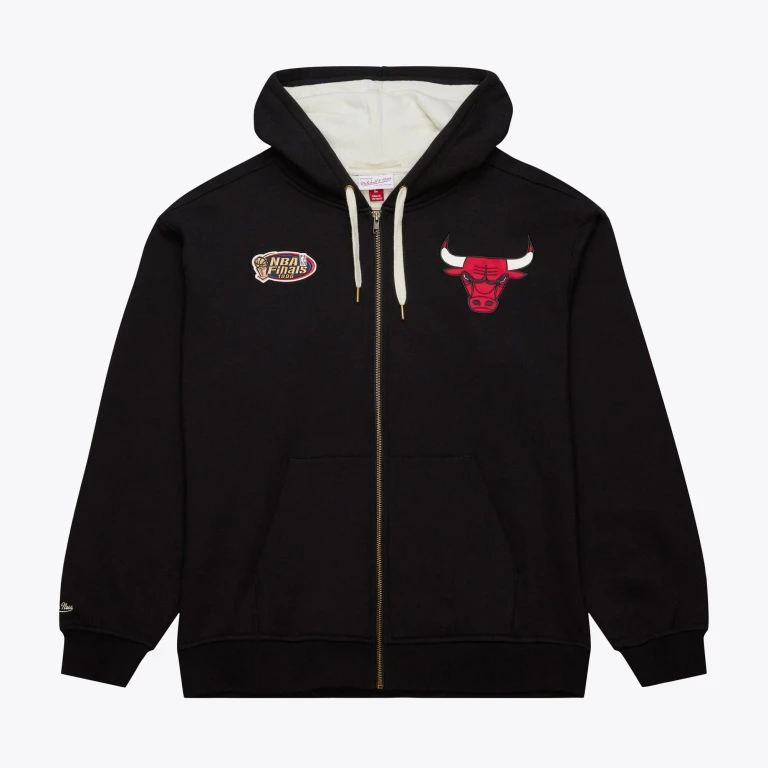Men's Playoff Win 2.0 Full Zip Fleece Vintage Logo Bulls