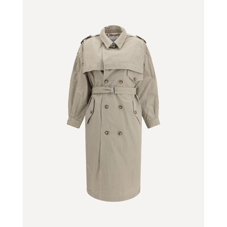 MARANT ETOILE Chilma striped Coat Female 36