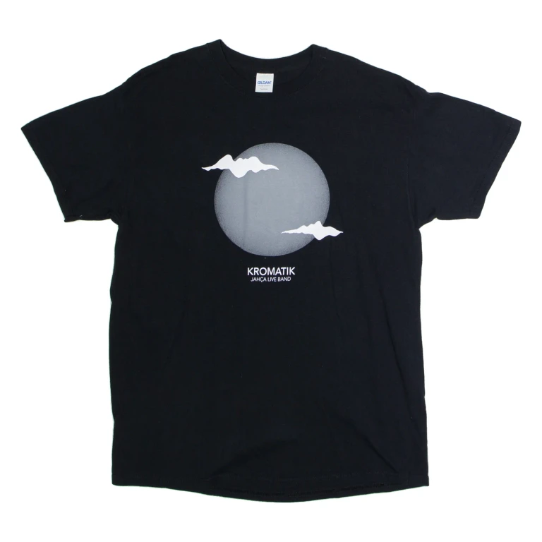 GILDAN Kromatik Jahca Live Band Mens Band T-Shirt Black Crew Neck L