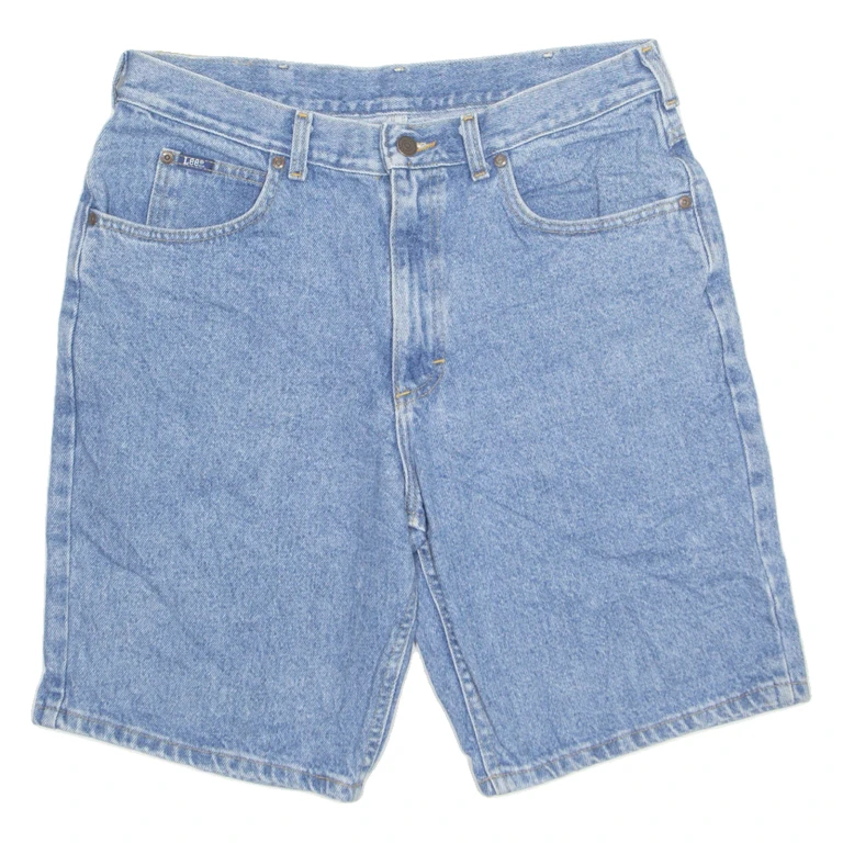 LEE Mens Denim Shorts Blue M W33