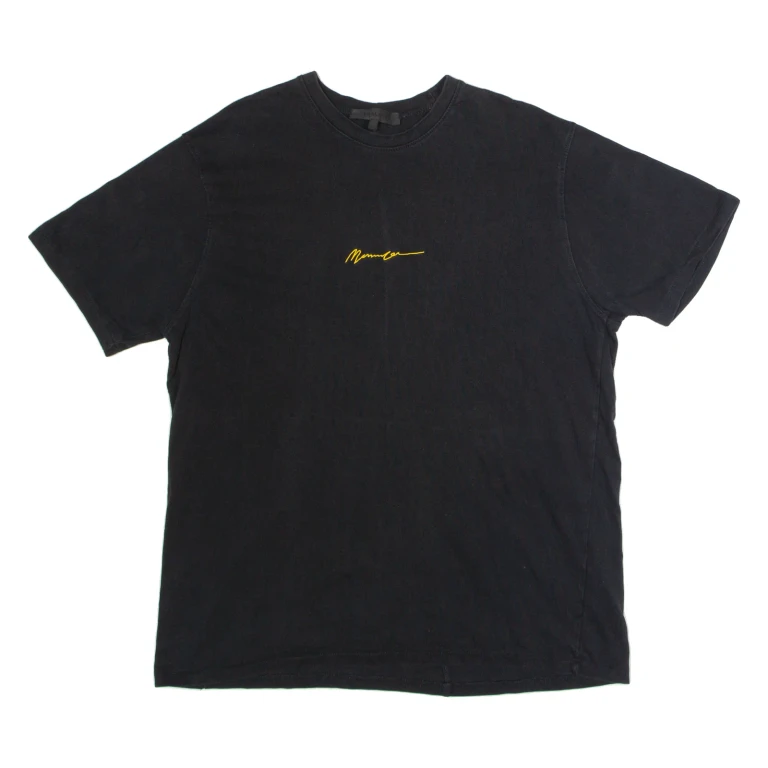 MENACE Mens T-Shirt Black Crew Neck XL