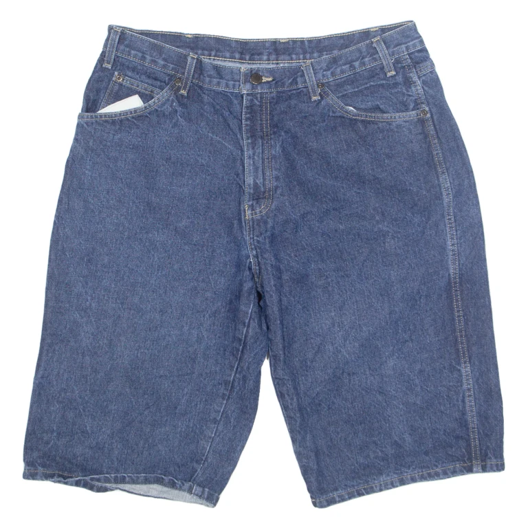 DICKIES Mens Workwear Shorts Blue L W36