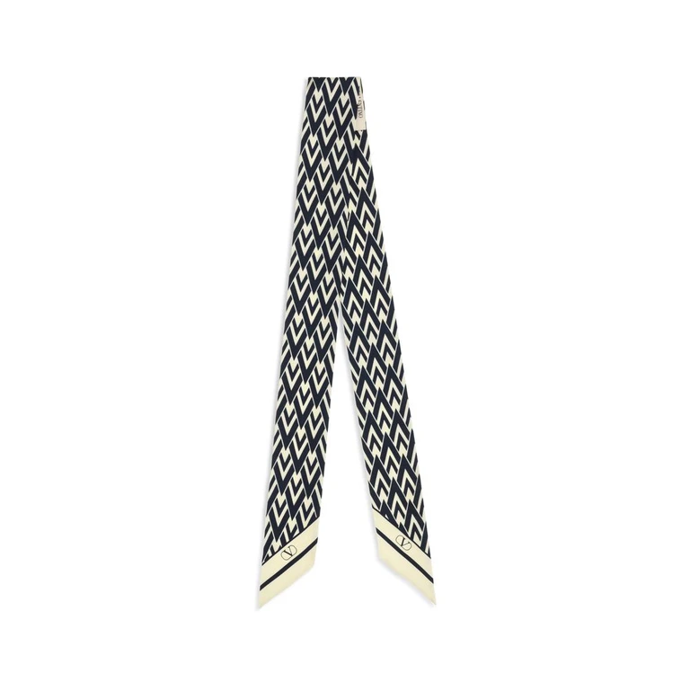 Blue Silk Scarf - Women