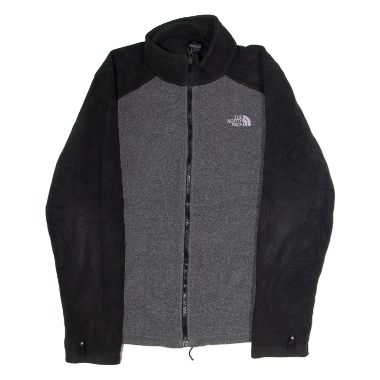 THE NORTH FACE Womens Fleece Jacket Grey Colourblock M