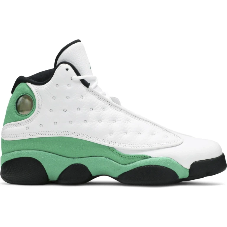 Grade School Retro 13 'White Lucky Green' Gs Sneakers