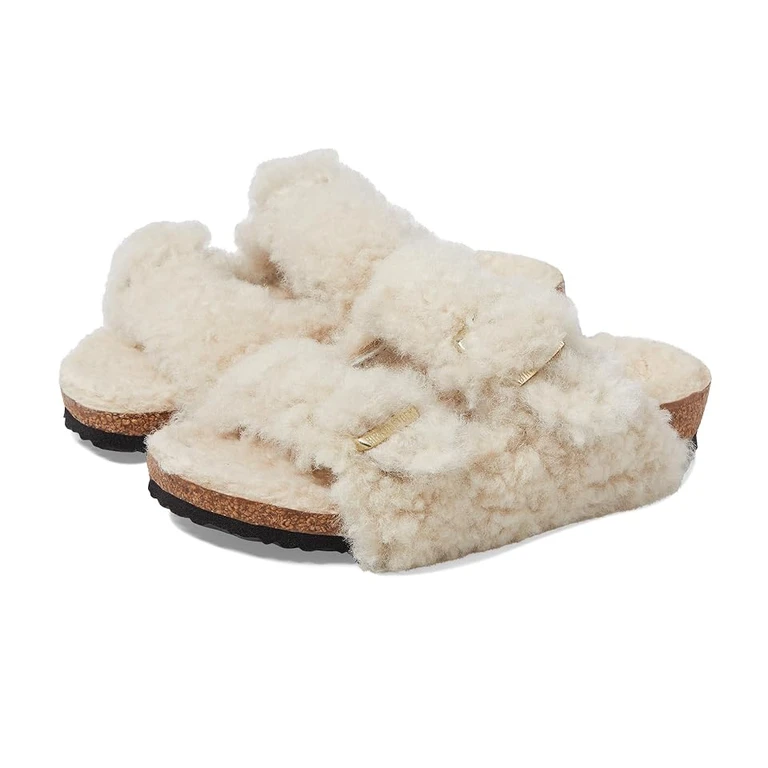 Girls' Arizona Shearling Slide Sandals
