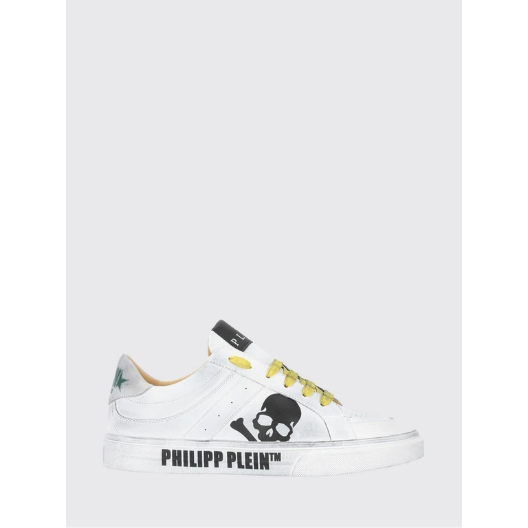 Retrokickz TM Low-Top Leather Sneakers with Skull Print (LAESUSC0989PLE010N01)