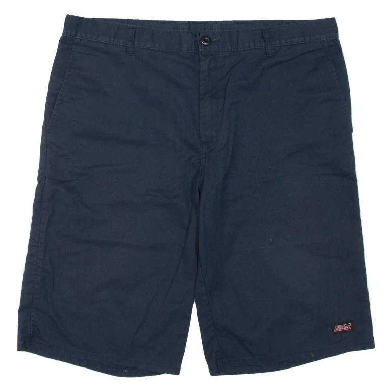 DICKIES Mens Chino Shorts Blue XL W40